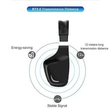 Load image into Gallery viewer, Headphones Headsets Noise Reduction Stereo Gaming Headset BT5.0 Connection Connecting 3.5mm Port Wired Earphone Black