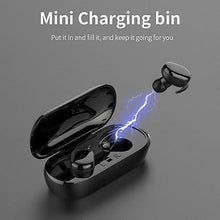 Load image into Gallery viewer, Cool Headphones Headsets Y30 True Wireless Earbuds Touch-Control Daily Waterproof Sport Earbuds Black