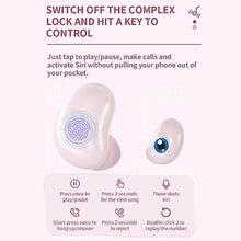 Load image into Gallery viewer, Cool Headphones Headsets E6 TWS BT5.1 Wireless Earphones HIFI Sound Bilateral Microphone IPX5 waterproof Green