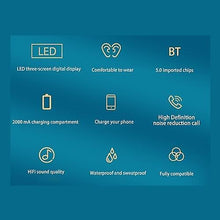 Load image into Gallery viewer, Headphones Headsets Mic Sports Waterproof Headphones Black