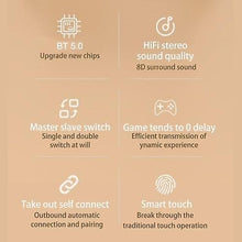 Load image into Gallery viewer, Headphones Headsets 278 BT 5.0 TWS Wireless Headphones earphone Black