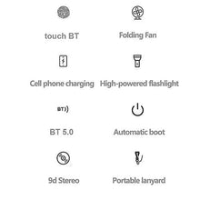 Load image into Gallery viewer, Headphones Headsets F7 BT5.0 Earphone True Wirelessly Stereo Headset Sport In-ear Mini Fan earphone black