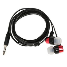 Load image into Gallery viewer, Cool Headphones Headsets Universal 3.5mm Wired In-Ear Headphone earphone Black with Red