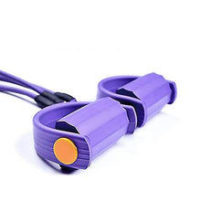Load image into Gallery viewer, 26.5*60cm pueple Pedal tensioner three-tube pedal elastic rope multifunctional fitness equipment AZ18299