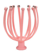 Lade das Bild in den Galerie-Viewer, 13*13*16cm blue 12-claw head massager Octopus rotating ball relaxing massager Meridian head massager AZ14109