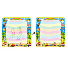 Load image into Gallery viewer, 100*100cm Doodle Mat Aqua Water Drawing Painting Mat ,with Magic Pens AZ13283