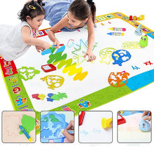 Load image into Gallery viewer, 110¡Á80cm Doodle Mat Aqua Water Drawing Painting Mat ,with Magic Pens AZ11466