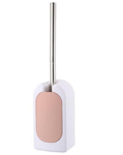 Load image into Gallery viewer, 10*7.5*19.2cm pink Nordic wall-mounted toilet brush set, cleaning brush, toilet brush, toilet cleaning brush, toilet brush holder AZ22457