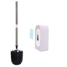 Load image into Gallery viewer, 10*7.5*19.2cm pink Nordic wall-mounted toilet brush set, cleaning brush, toilet brush, toilet cleaning brush, toilet brush holder AZ22457