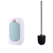 Load image into Gallery viewer, 10*7.5*19.2cm blue Nordic wall-mounted toilet brush set, cleaning brush, toilet brush, toilet cleaning brush, toilet brush holder AZ22454