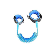 Load image into Gallery viewer, 2Pcs 1.5m blue Children's anti-lost belt traction rope Anti-lost bracelet traction rope AZ19504