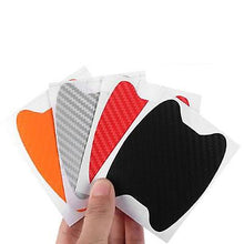 Load image into Gallery viewer, 2Pcs white 4Pcs/Set Car Door Sticker Carbon Fiber Scratches Resistant Cover Auto Handle Protection Film AZ19451
