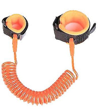Load image into Gallery viewer, 2Pcs 1.5m orange Children's anti-lost belt traction rope Anti-lost bracelet traction rope AZ19505