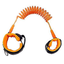 Load image into Gallery viewer, 2Pcs 1.5m orange Children's anti-lost belt traction rope Anti-lost bracelet traction rope AZ19505