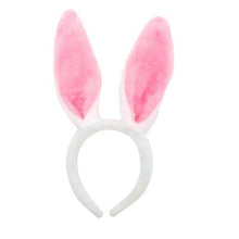 Load image into Gallery viewer, 2Pcs Children's pretend game props plush bunny headband suit holiday performance props ear hair tie tie AZ10076