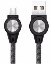 Lade das Bild in den Galerie-Viewer, 2Pcs For micro black Universal 3A phone fast charging data cable AZ11619