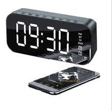 Load image into Gallery viewer, pink Multifunctional LED digital alarm clock and bluetooth speaker AZ2147