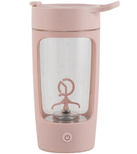 Load image into Gallery viewer, 12.1*9*19.6cm pink 650ml intelligent automatic mixing cup protein powder meal replacement powder sports portable water bottle AZ21974