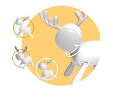 Lade das Bild in den Galerie-Viewer, 2# Christmas elk led table lamp usb charging night light universal table lamp AZ11870