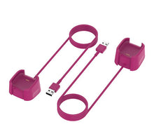 Lade das Bild in den Galerie-Viewer, 1m purple Replaceable Usb Charger Charging Stand Holder Cable Adapter For Bracelet Watch AZ11524
