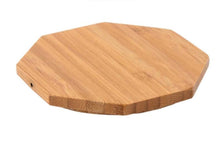 Load image into Gallery viewer, 10W Prismatic 10W Portable Wireless Charger, Slim Wood Charging Pad AZ10047