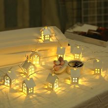 Load image into Gallery viewer, 2m Christmas LED String Lights House Shape Battery Powered Festival Home Decoration Lamp