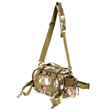 Lade das Bild in den Galerie-Viewer, Hiking Backpack Waterproof Fishing Rod Bag Camouflage Shoulder Messenger Bag Multifunctional
