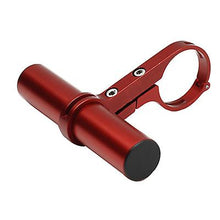 Load image into Gallery viewer, 10cm red Aluminum alloy bicycle extension rod, multi-function extension bracket AZ10363