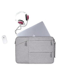 Lade das Bild in den Galerie-Viewer, 15.4inch 38*27*3cm light gray 15.6 inch laptop bag for Apple macbook Huawei,Breathable, waterproof, abrasion-resistant AZ12069
