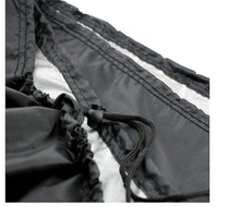 Load image into Gallery viewer, 115*190cm black Garden furniture cover, outdoor swing dustproof and waterproof protective cover, with zipper AZ16031