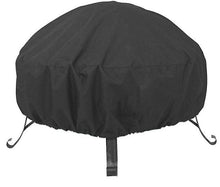 Lade das Bild in den Galerie-Viewer, 122*122*46cm 420D Oxford cloth round fire pit cover, outdoor barbecue grill stove cover AZ13927