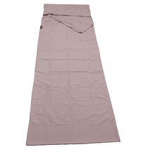 Load image into Gallery viewer, 115*210cm khaki brown Household anti dirty sleeping bag, portable liner, ultra-light hotel travel sleeping bag AZ21674