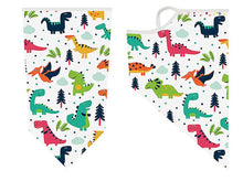 Load image into Gallery viewer, 2Pcs 4# Children's ear-mounted cycling mask, ice silk mesh, breathable and sunscreen sports headscarf AZ10683