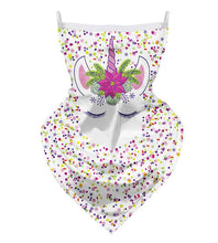 Load image into Gallery viewer, 2Pcs 1# Children's ear-mounted cycling mask, ice silk mesh, breathable and sunscreen sports headscarf AZ10680