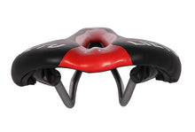 Load image into Gallery viewer, green Bicycle shockproof seat, hollow waterproof padded saddle AZ22231