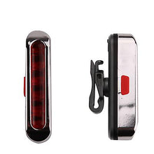 Lade das Bild in den Galerie-Viewer, 2Pcs red usb rechargeable bicycle tail light, mountain bike night riding warning light AZ10799