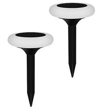 Lade das Bild in den Galerie-Viewer, 2 pcs 8led solar lawn light, waterproof landscape light for outdoor garden and courtyard AZ16274