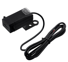 Load image into Gallery viewer, 12-24v universal motorcycle QC 3.0 dual USB car charger with switch AZ22046