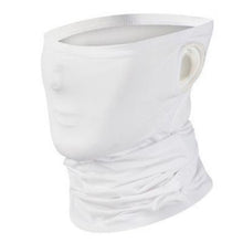 Load image into Gallery viewer, 2Pcs white Summer sunscreen ice silk riding mask, half face Anti-UV hanging ear cover for fishing hiking AZ13871