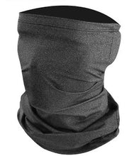 Load image into Gallery viewer, 2Pcs white Summer Anti-UV sunscreen ice silk scarf, half face riding mask AZ16296