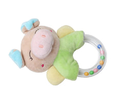 Load image into Gallery viewer, 2Pcs pig Cute Baby Rattle and Teether Easy Grip, Baby Toy Baby Activity Teething Toys AZ10751