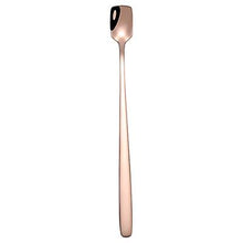 Load image into Gallery viewer, 3pcs gold 4pcs stainless steel coffee spoon, long handle bar mug spoon AZ16650
