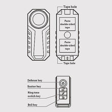 Lade das Bild in den Galerie-Viewer, Bicycle Bike Electric Vehicle Remote Control Alarm