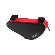 Lade das Bild in den Galerie-Viewer, Bicycle Bags Panniers Triangle Cycling Bicycle Front Tube Frame Bag Outdoor Mountain Bike Pouch 1.5L Black Red 12657