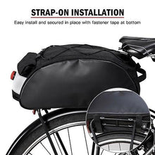 Load image into Gallery viewer, Bicycle Bags Panniers 10L Bike Rack Bag Waterproof Cycling Bike Rear Seat Cargo Bag Bike Trunk Pack Shoulder Carry Bag