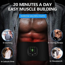 Load image into Gallery viewer, Jump Ropes Intelligent Digital Display EMS Micro Current Abdominal Muscle Sticker Fitness Belt Home Muscle Training Device accessories