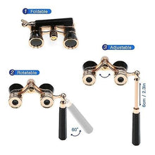 Lade das Bild in den Galerie-Viewer, Binoculars 3x25 Opera Glasses Lens Retro Metal Body Mini Theater Binoculars