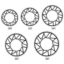 Load image into Gallery viewer, Bicycle Small Parts 130BCD Bike Chain Wheel 50T/52T/54T/56T/58T Ultralight Aluminum Alloy Bicycle Chainring Chainwheel