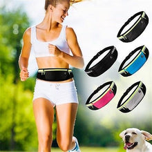 Load image into Gallery viewer, Fanny Packs Ultralight Running Belt Bag with Reflective Strips Men Women Water-repellent Waist Bag with Earphone Jack Waistpack