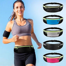 Load image into Gallery viewer, Fanny Packs Ultralight Running Belt Bag with Reflective Strips Men Women Water-repellent Waist Bag with Earphone Jack Waistpack